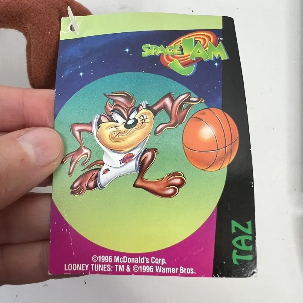 Vintage Space Jam 1996‎ Taz Plush McDonald's Toy Looney Tunes Tasmanian Devil